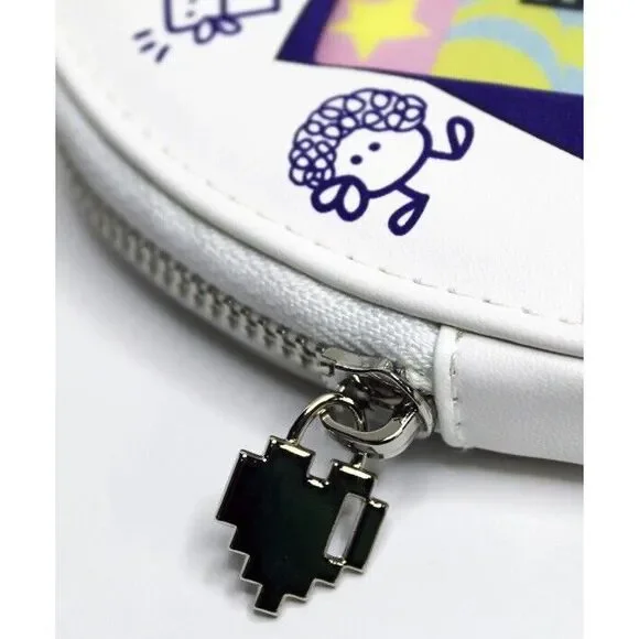 Cakeworthy x Tamagotchi White Lenticular Coin Purse Wallet New - Picture 5 of 11